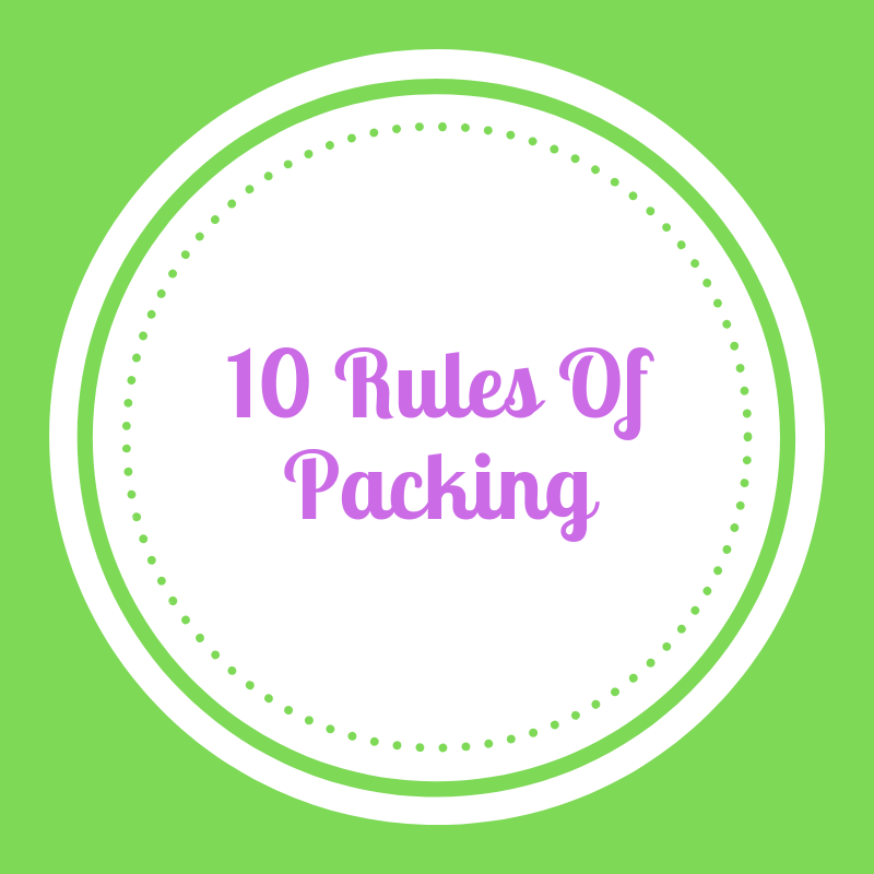 Rules of Packing